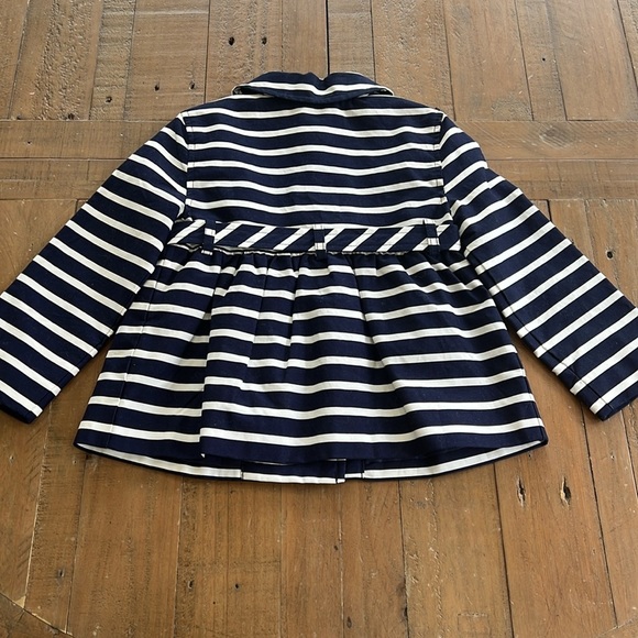 Janie and jack high tea navy striped jacket nwt - Picture 6 of 9